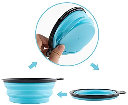 Collapsible Silicone Travel Dog Bowl - Image 2